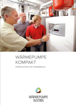 Info-Broschüre für Installateure rund um das Thema Wärmepumpe